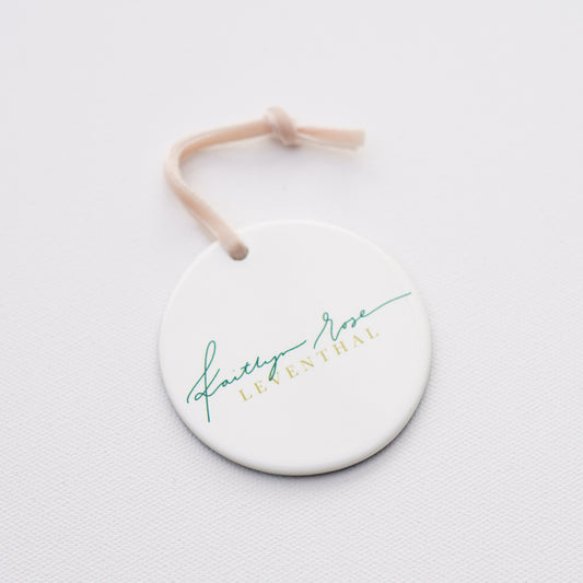 "All These Layers" Ceramic Ornament