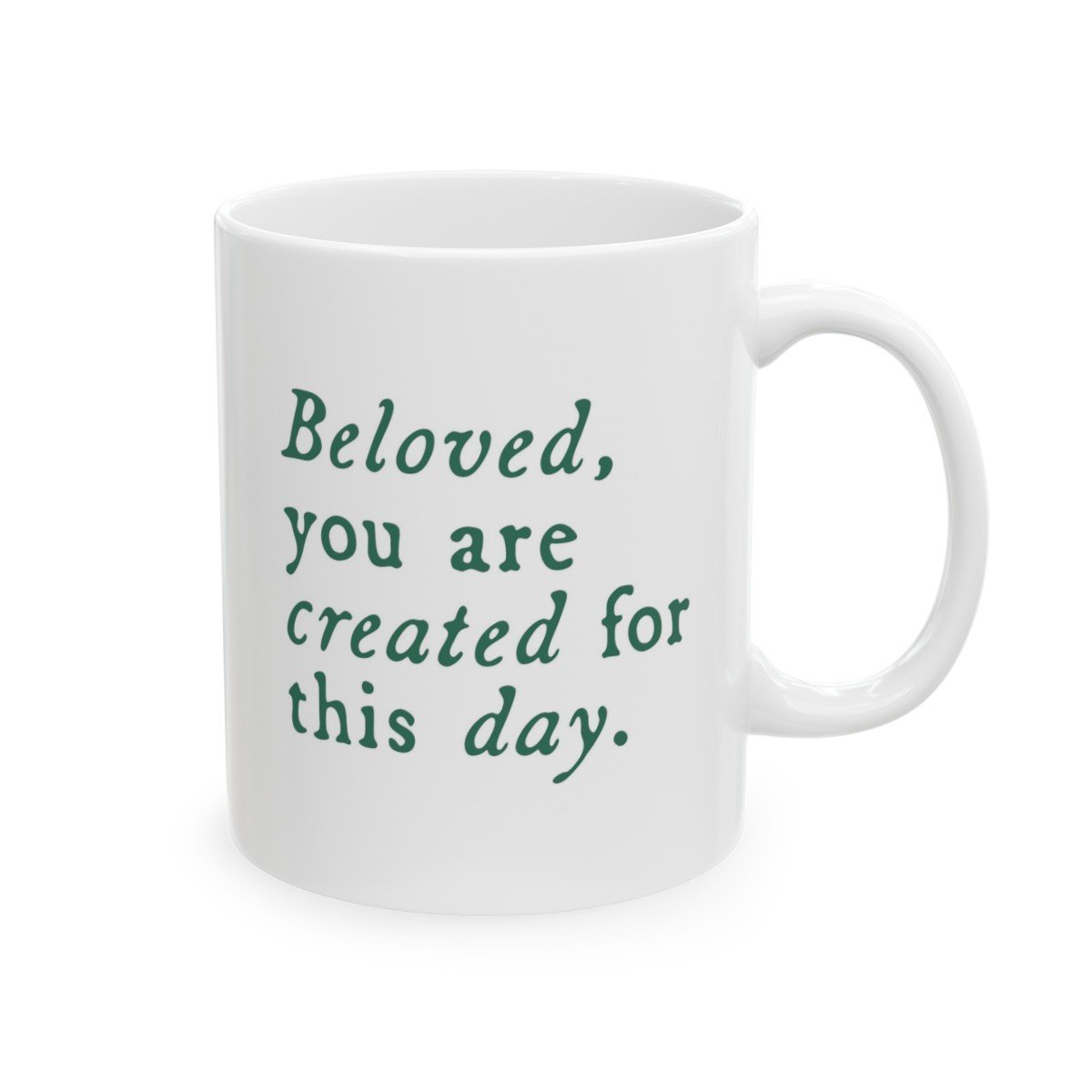 "Beloved Created" Ceramic Mug
