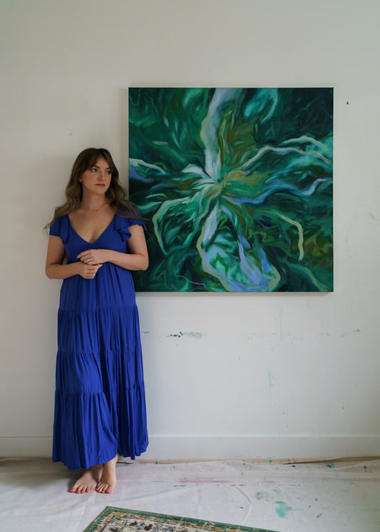 From the Inmost to the Uttermost, O Lord, You Are There | 40x40in