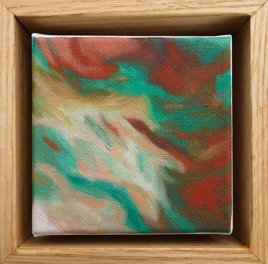 To Be Part of the Symphony {IX} | 4x4in framed