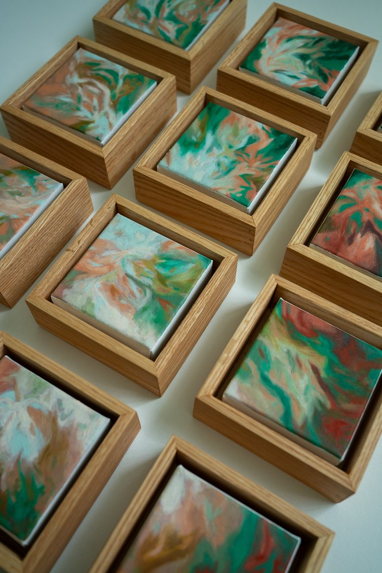 To Be Part of the Symphony {VI} | 4x4in framed