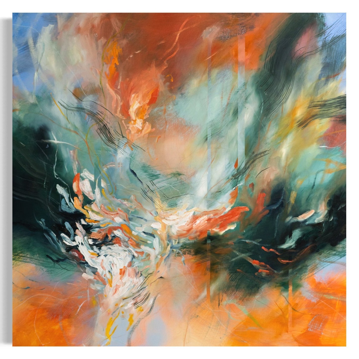 Note to Self: You Are Right Where You Are Supposed To Be | 12x12in to 36x36in