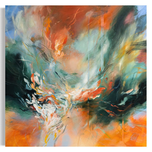 Note to Self: You Are Right Where You Are Supposed To Be | 12x12in to 36x36in