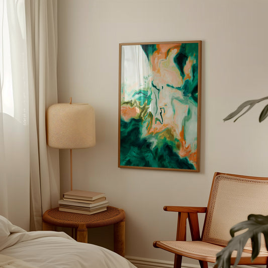 And Here is Where Delight Lives — Wrapping its Holy Arms Around Us, While Stretching its Roots Far Beyond Us | 10x8in to 36x30in