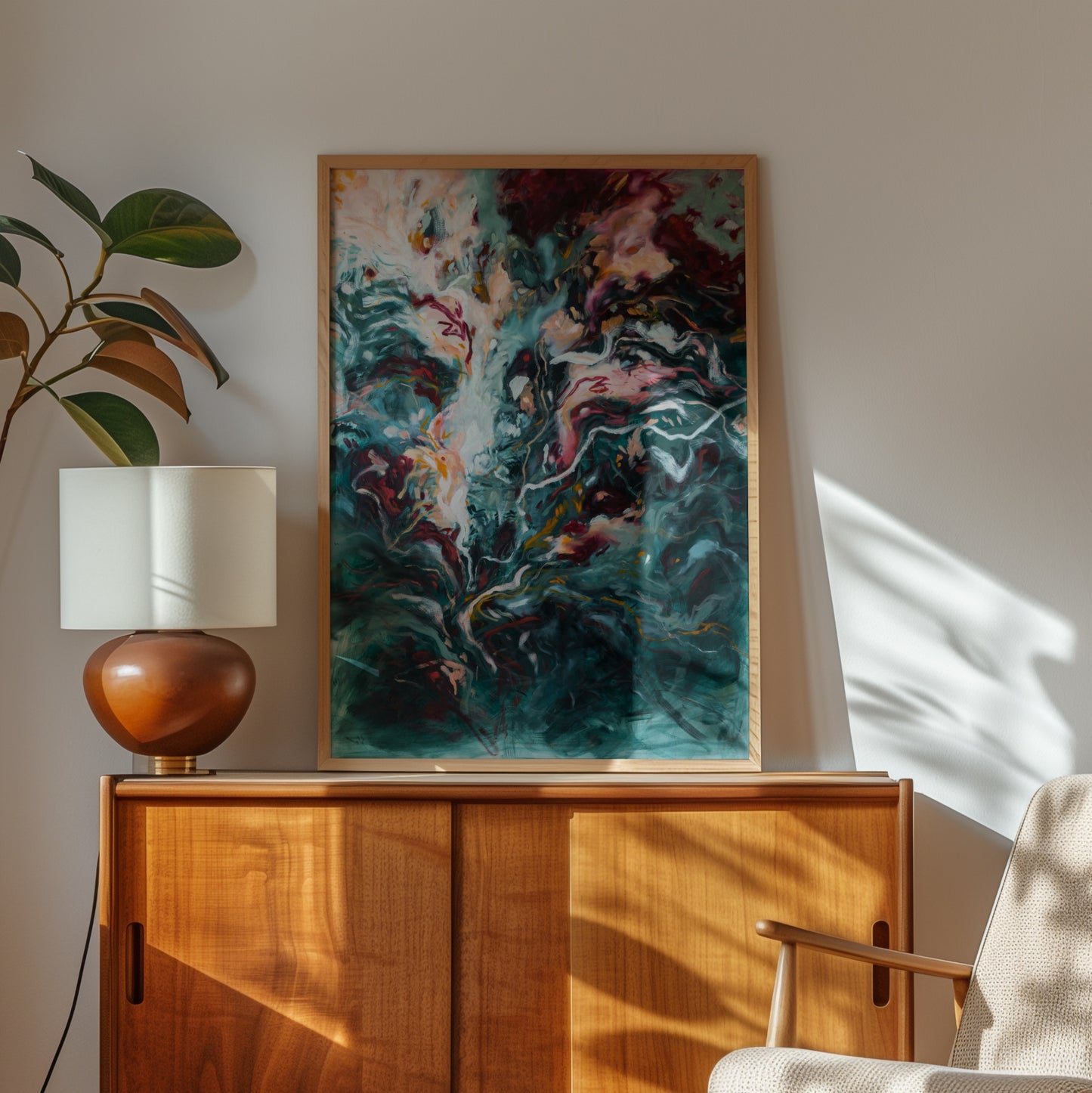 We Rise from the Depths of Our Valleys and Meet on the Mountaintop at Sunrise as the New Morning Greets Our Depths, "Hello" | 12x9in to 40x30in