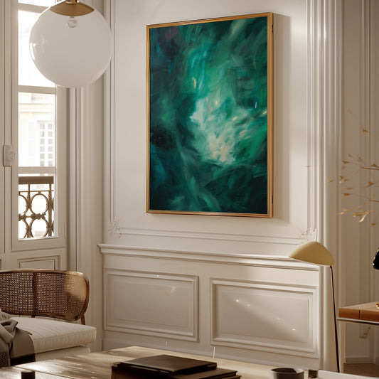 Drawn Out of Deep Waters, Our Waves of Darkness Are Swept Into Light | 10x8in to 40x30in