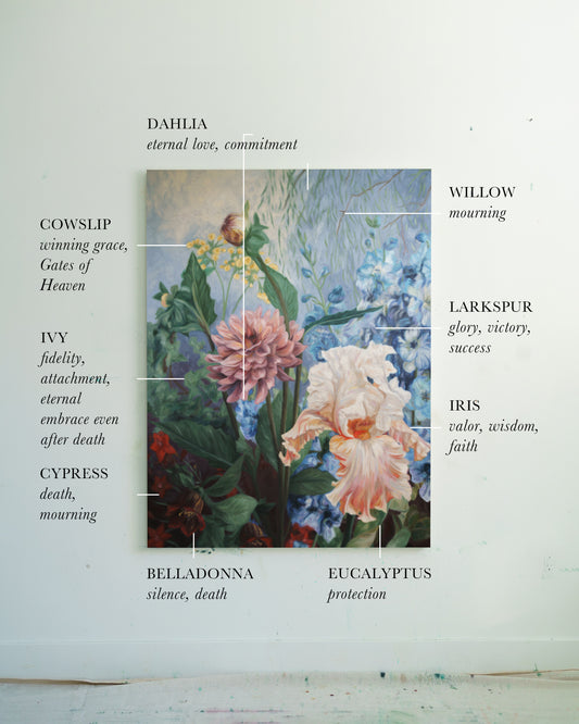 {April} Where Death Dies | 12x9in to 60x45in