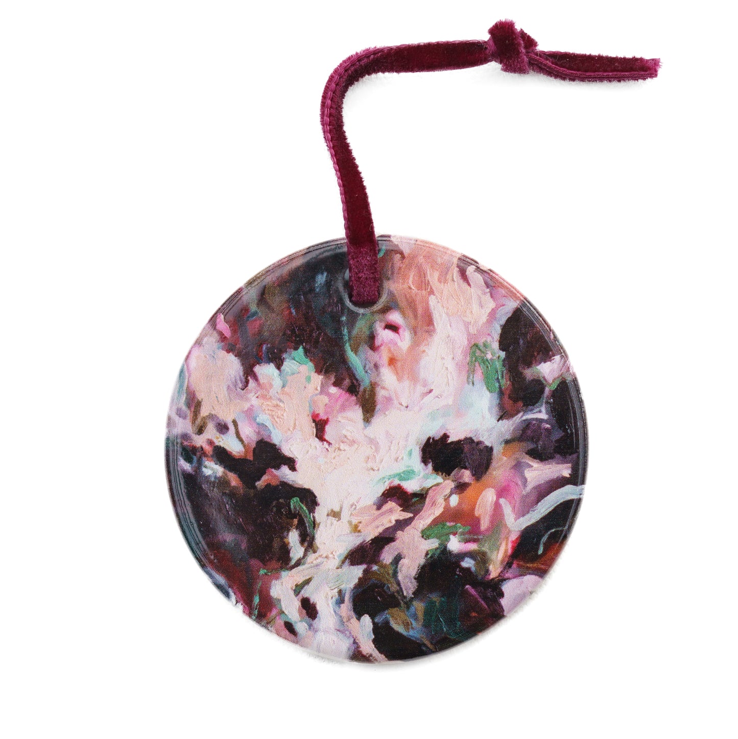 "Flowers, Flowing Through My Veins" Ceramic Ornament