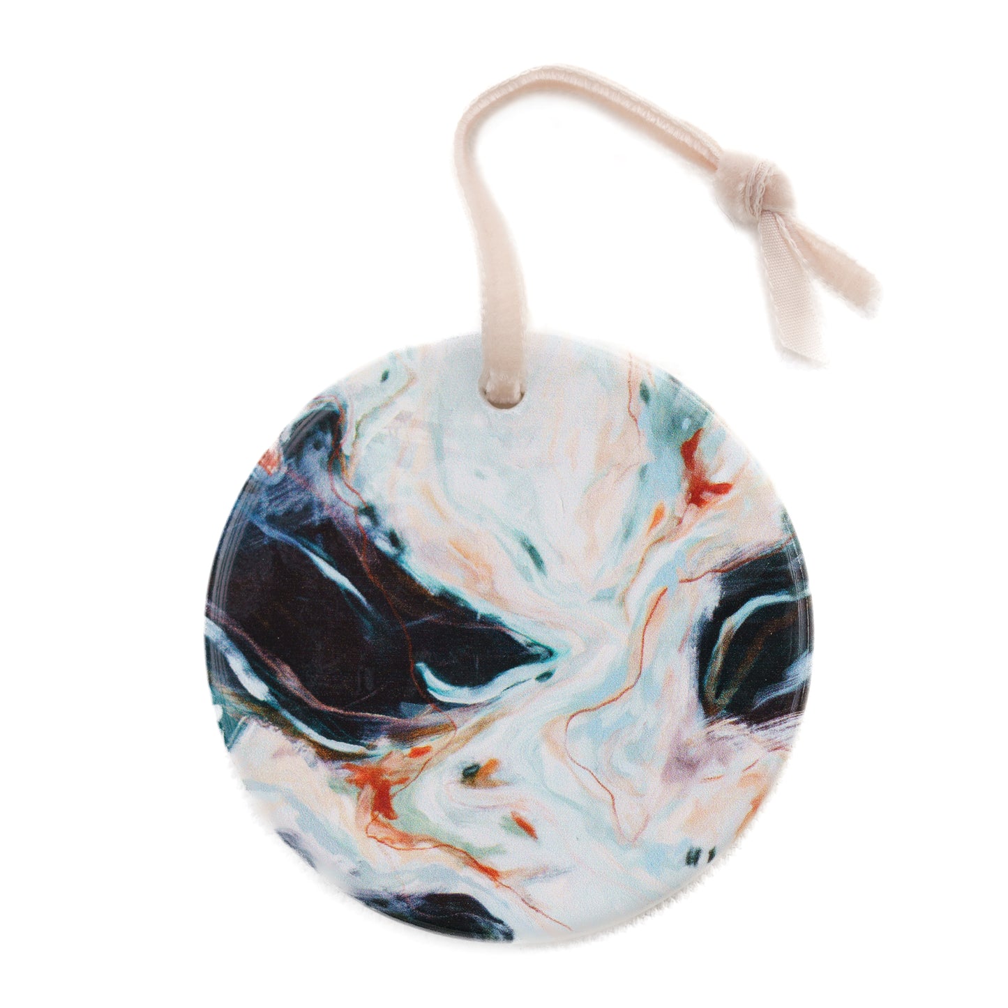 "Do You Notice the Soft Breeze Upon Your Cheeks?" Ceramic Ornament
