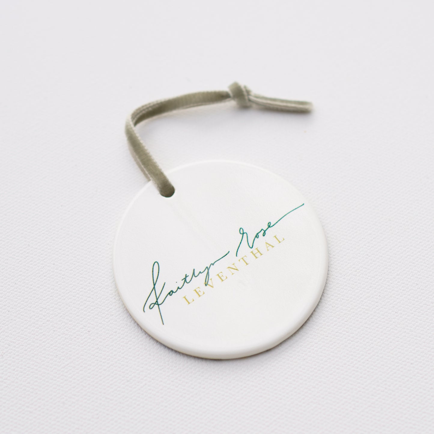 "Remember Thy Wonders of Old" Ceramic Ornament