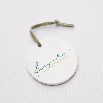 "Remember Thy Wonders of Old" Ceramic Ornament