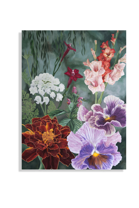 {October} Where the Garden Grieves & Gathers Grace | Original