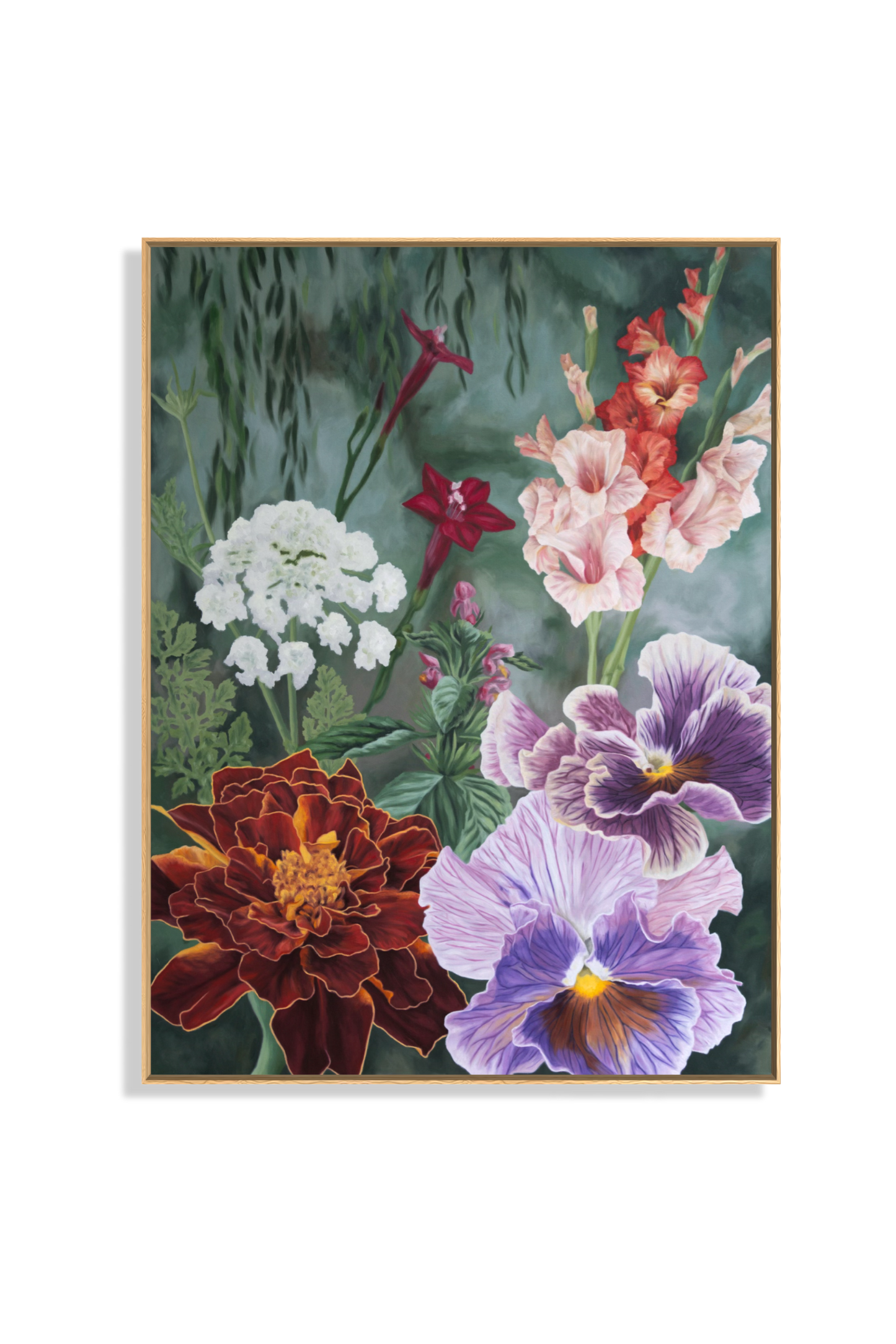 {October} Where the Garden Grieves & Gathers Grace | 12x9in to 60x45in