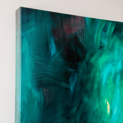 Drawn Out of Deep Waters, Our Waves of Darkness Are Swept Into Light | 30x24in Print