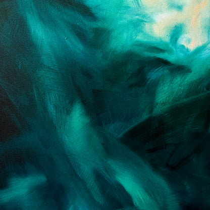 Drawn Out of Deep Waters, Our Waves of Darkness Are Swept Into Light | 30x24in Print