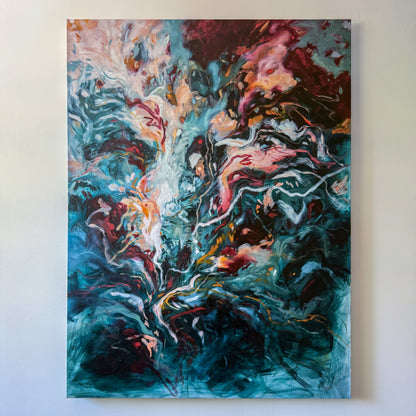 We Rise from the Depths of Our Valleys and Meet on the Mountaintop at Sunrise as the New Morning Greets Our Depths, "Hello" | 36x30in Print
