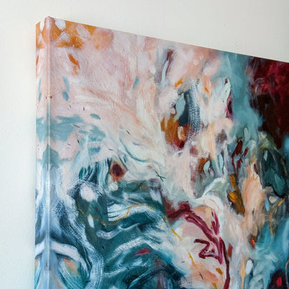 We Rise from the Depths of Our Valleys and Meet on the Mountaintop at Sunrise as the New Morning Greets Our Depths, "Hello" | 36x30in Print