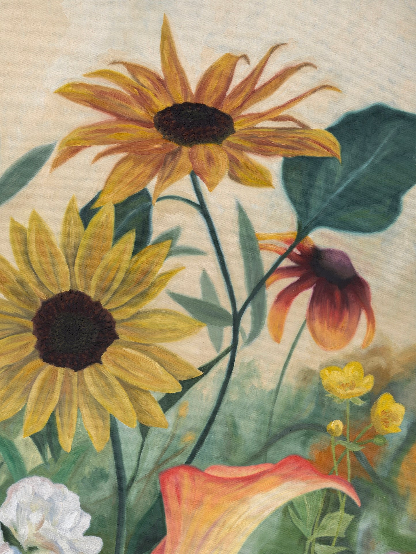 {July} Where Radiance Exhales | Original
