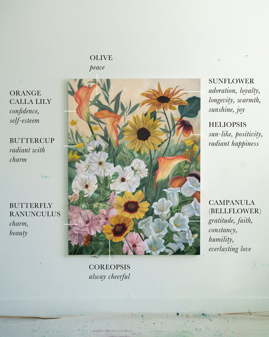 {July} Where Radiance Exhales | 12x9in to 60x45in