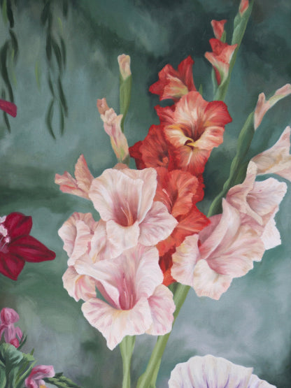 {October} Where the Garden Grieves & Gathers Grace | 12x9in to 60x45in